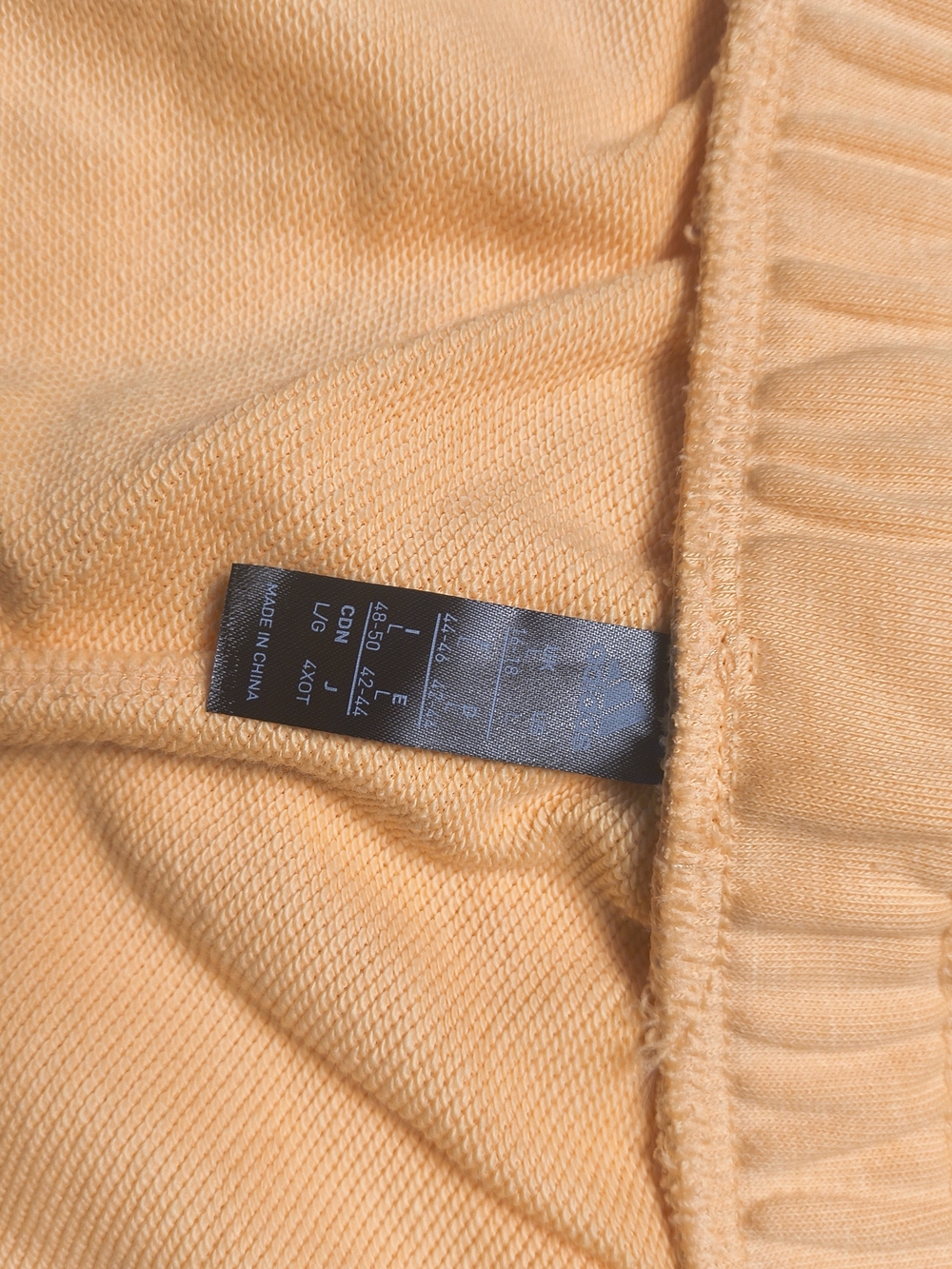 NWT Adidas French Terry Athletic Shorts Women Large Pulse Amber Orange MSRP $40 - Picture 4 of 8